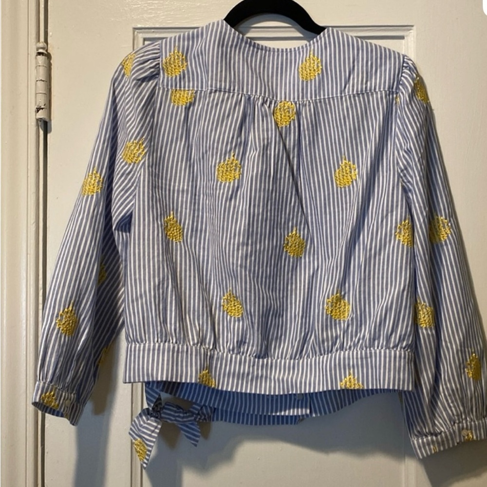 NWOT JCREW Wrap shirt